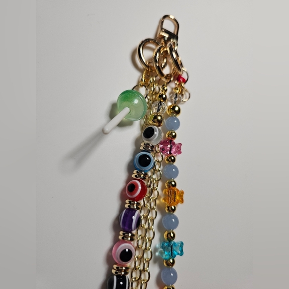 Bohemian Trinkets Eye Candy Bag Charm - Picture 2 of 2